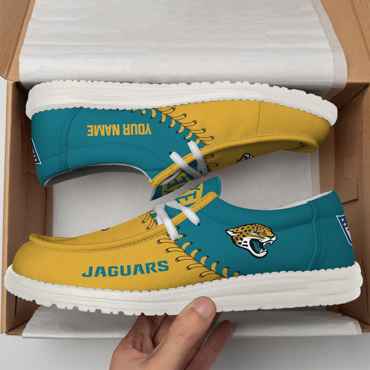 Jacksonville Jaguars Lace Up Loafers 2026
