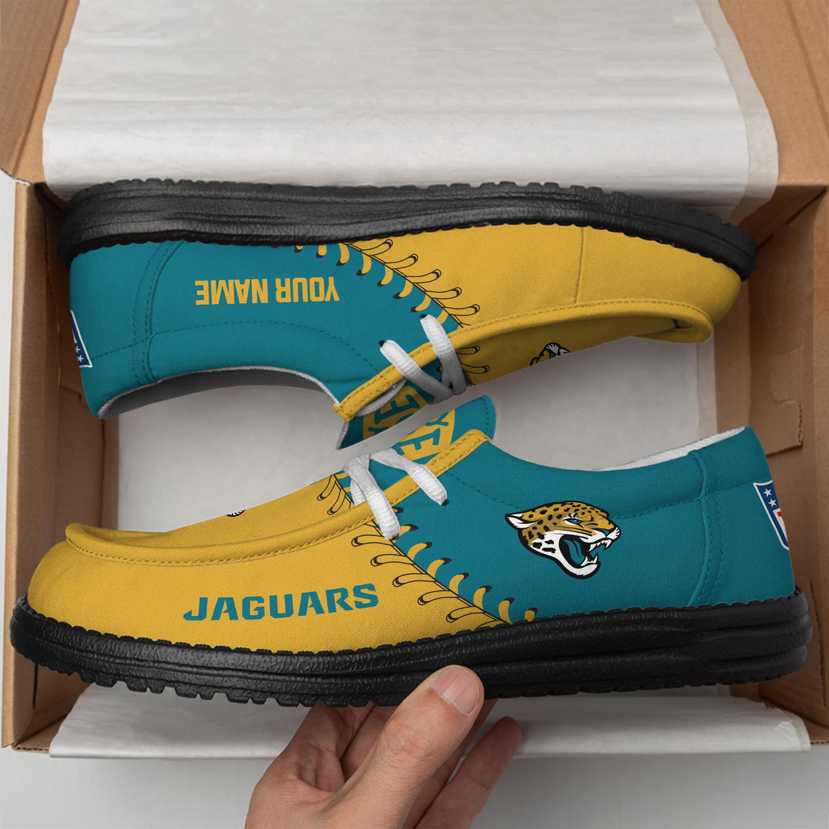 Jacksonville Jaguars Lace Up Loafers 2026