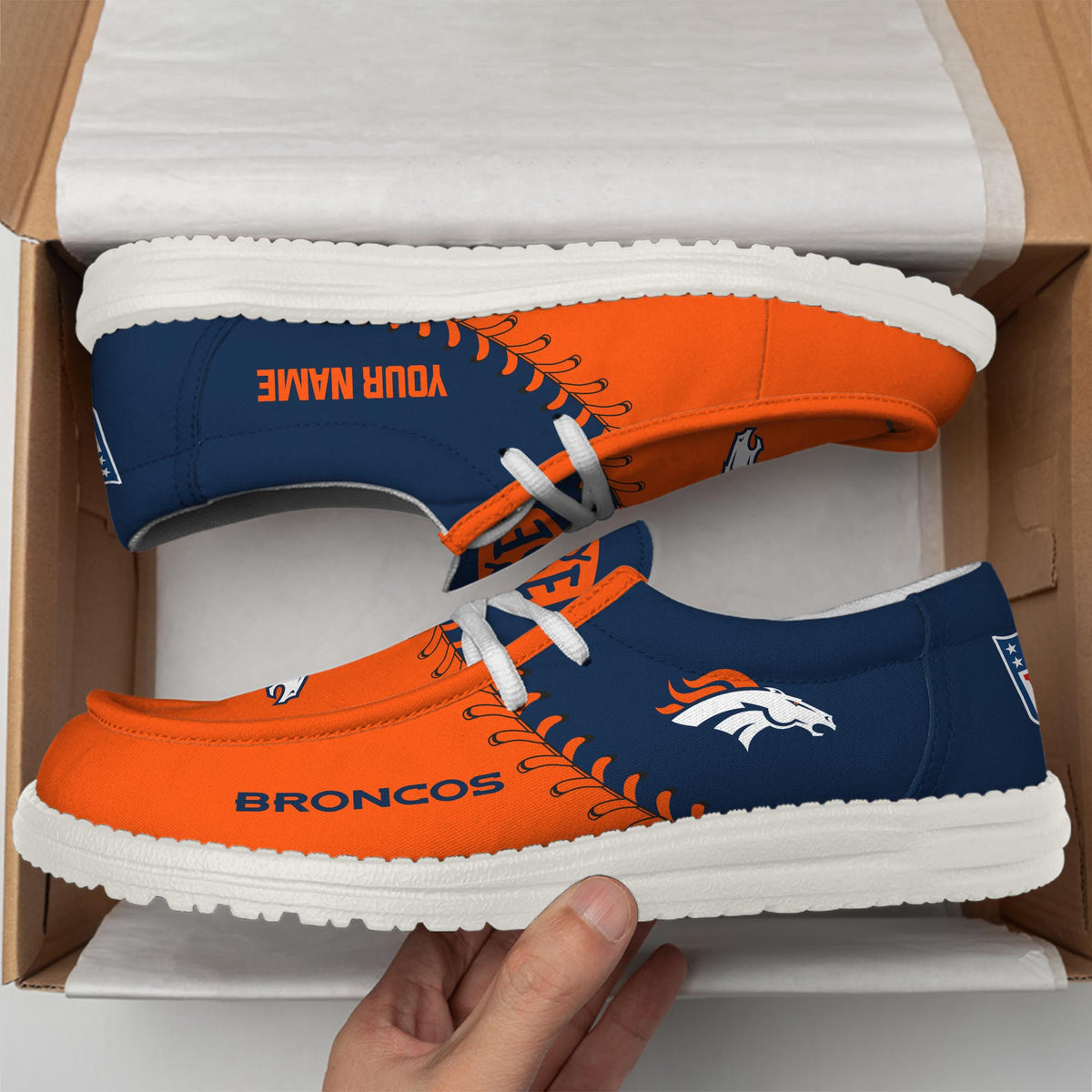 Denver Broncos Lace Up Loafers 2026
