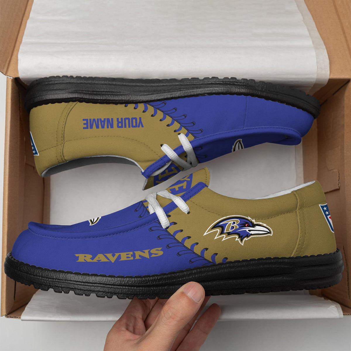 Baltimore Ravens Lace Up Loafers 2026