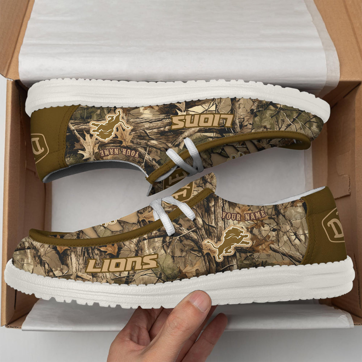Detroit Lions Lace Up Loafers 2026