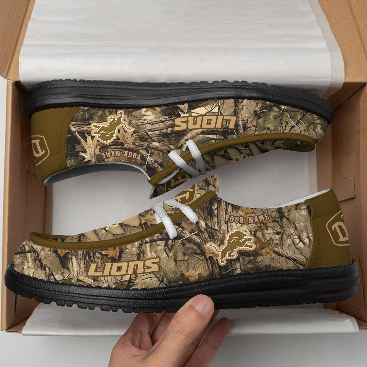 Detroit Lions Lace Up Loafers 2026