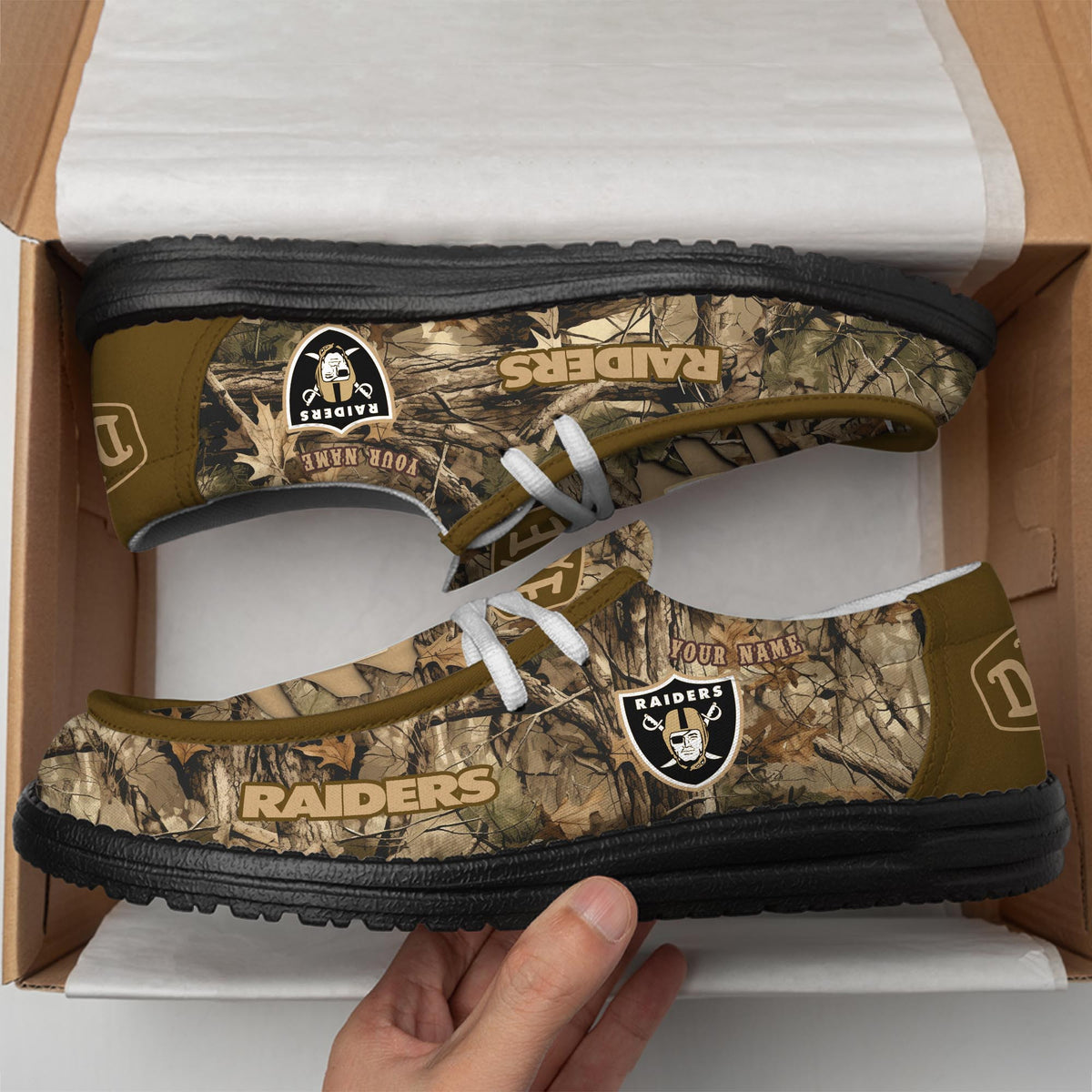 Las Vegas Raiders Lace Up Loafers 2026