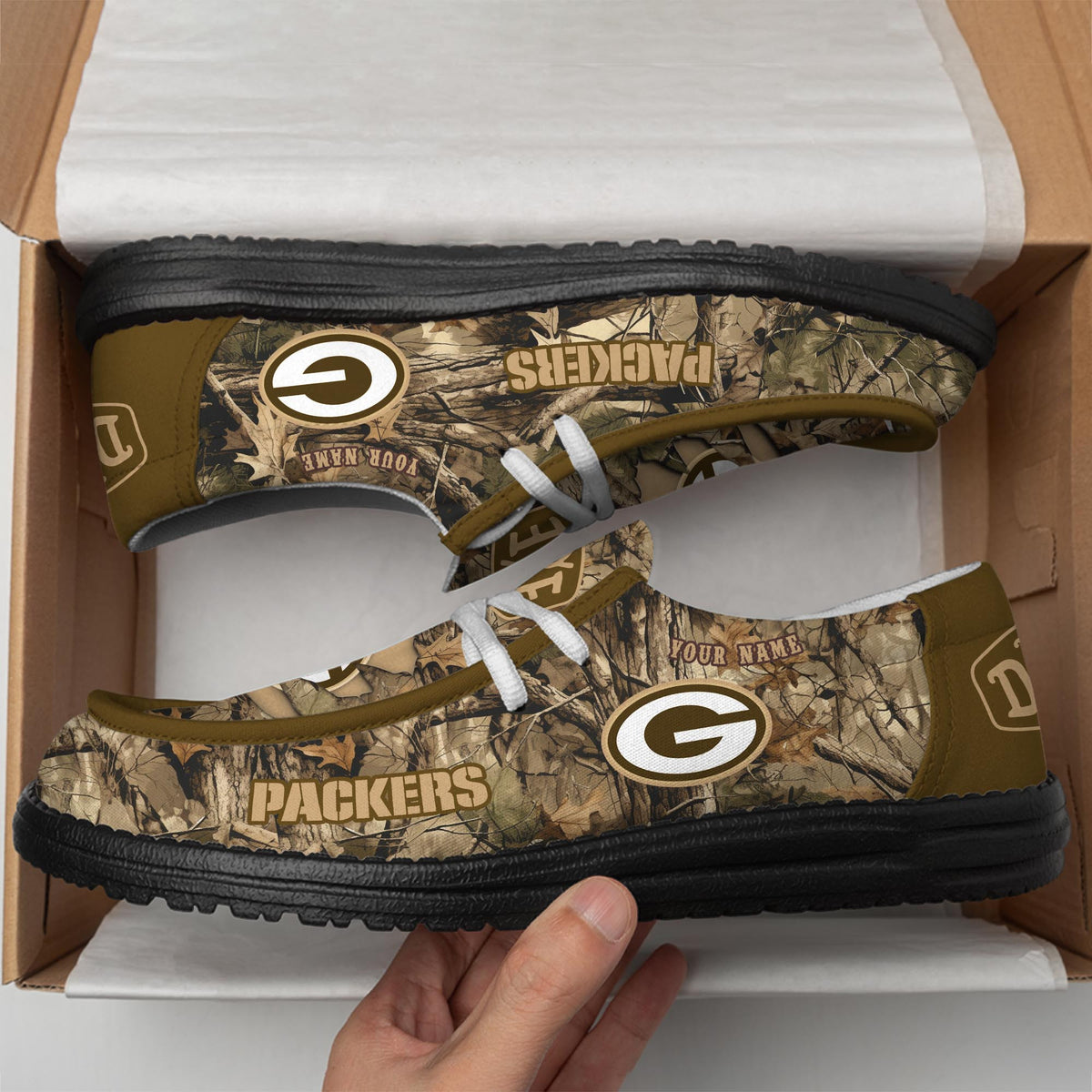 Green Bay Packers Lace Up Loafers 2026