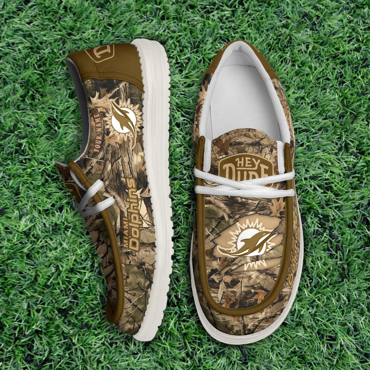 Miami Dolphins Lace Up Loafers 2026
