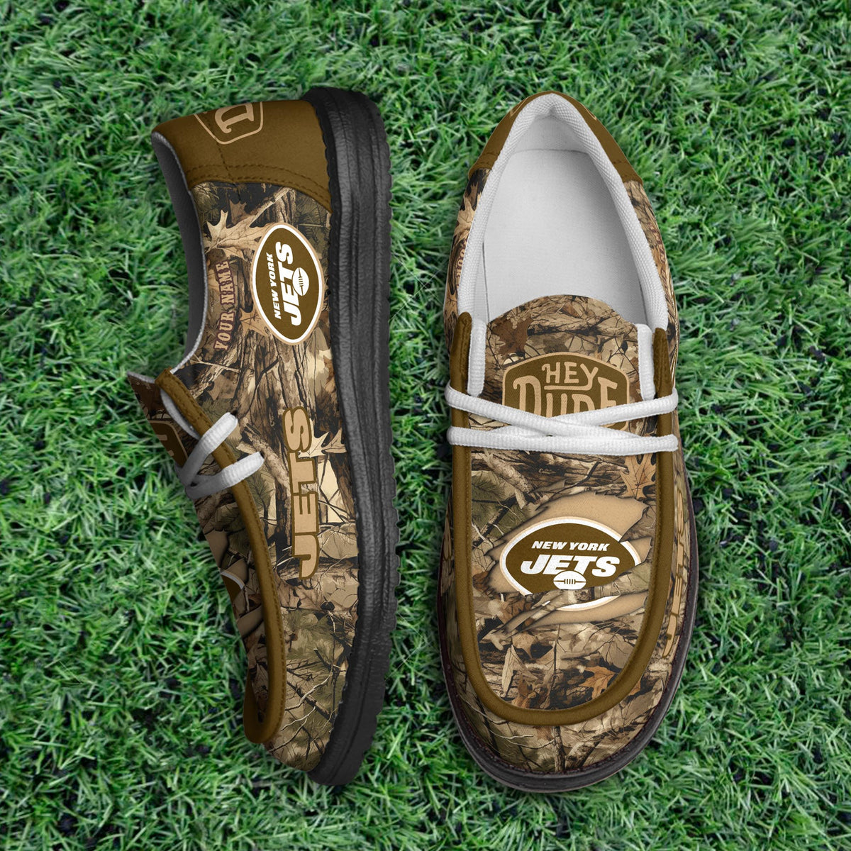 New York Jets Lace Up Loafers 2026