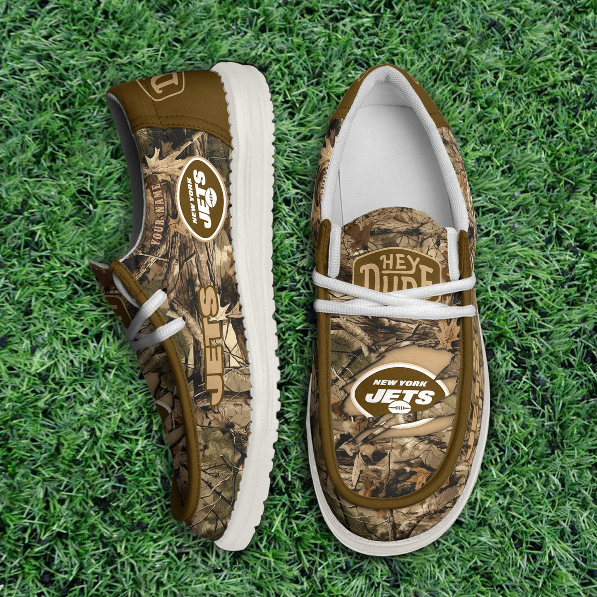 New York Jets Lace Up Loafers 2026