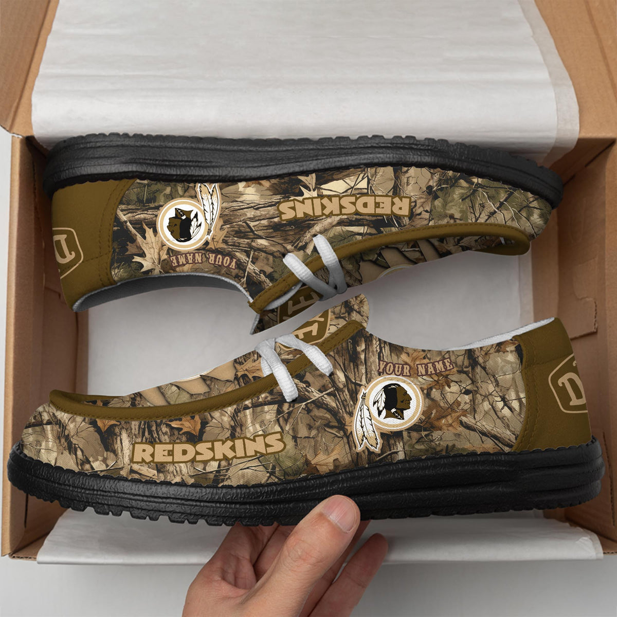 Washington Redskin Lace Up Loafers 2026