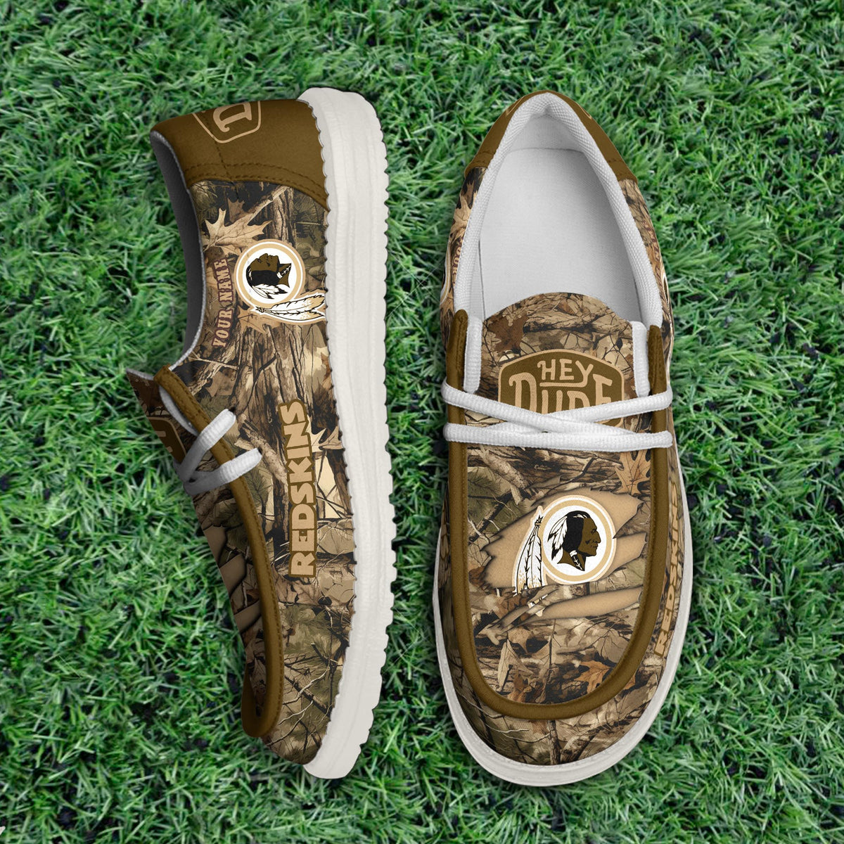 Washington Redskin Lace Up Loafers 2026
