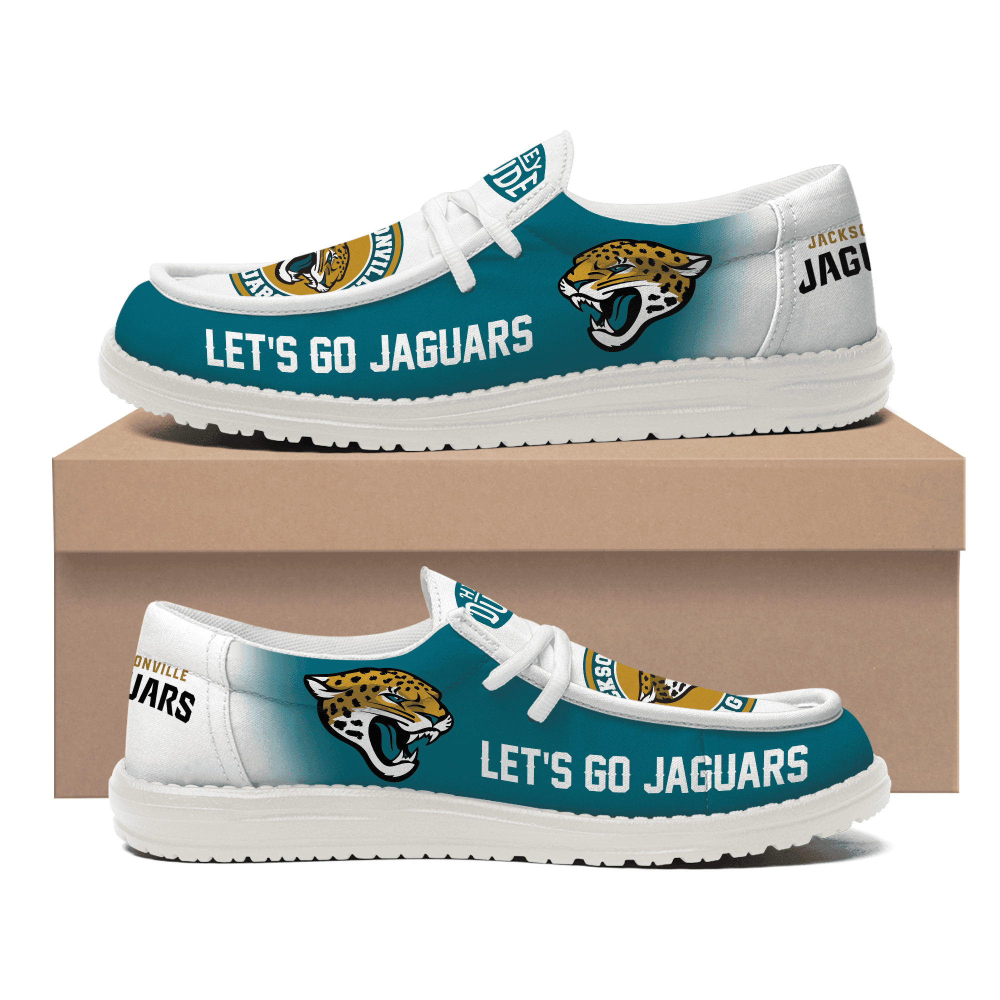 Jacksonville Jaguars Lace Up Loafers 2026