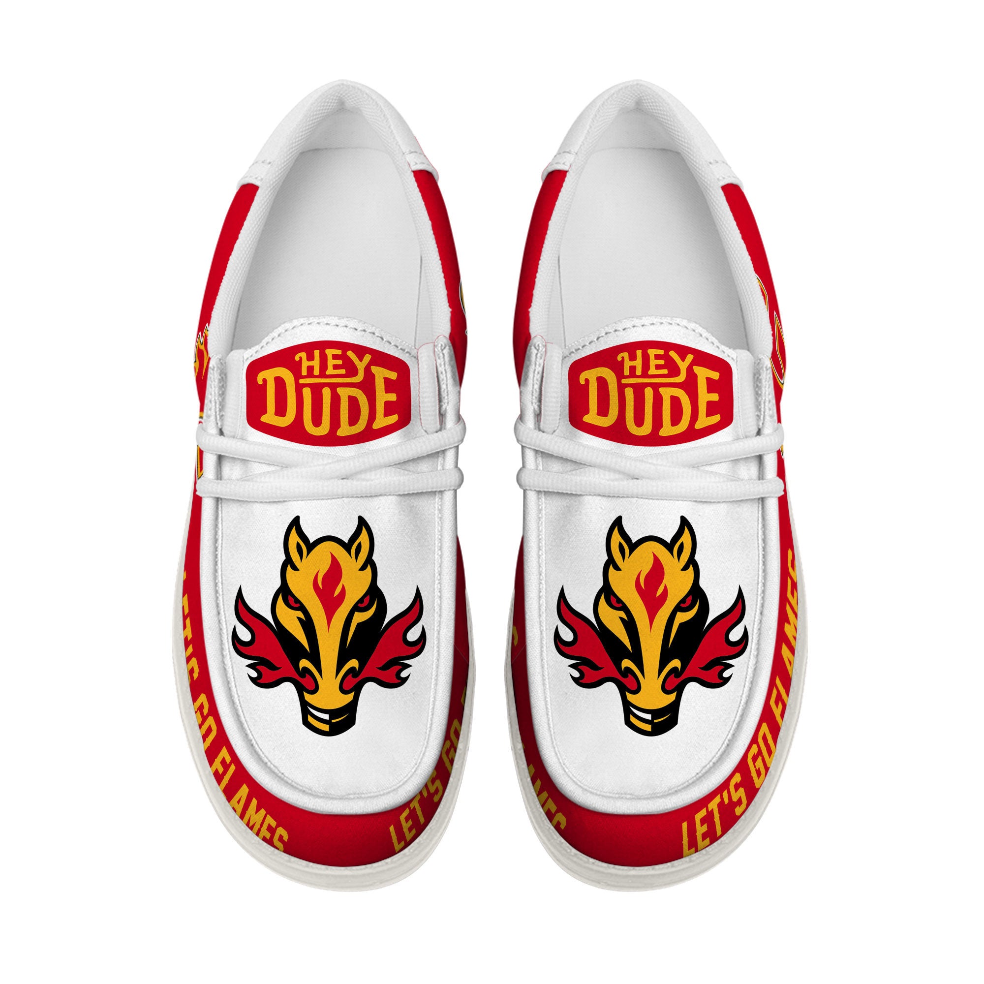 Calgary Flames Lace Up Loafers 2026