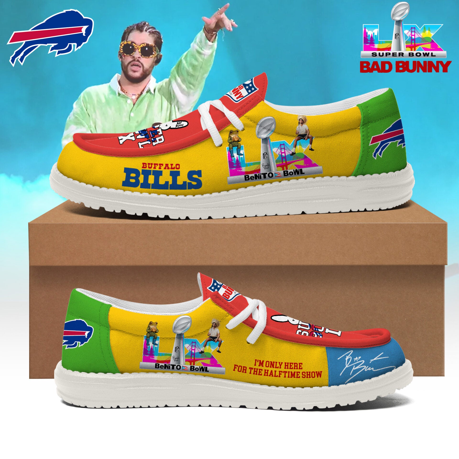 Buffalo Bills Lace Up Loafers 2026