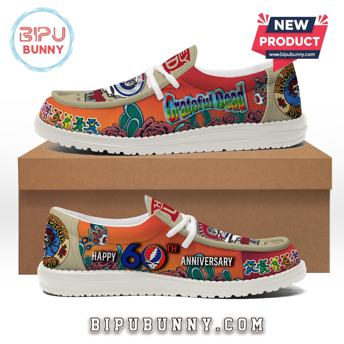 Grateful Dead Lace Up Loafers 2026