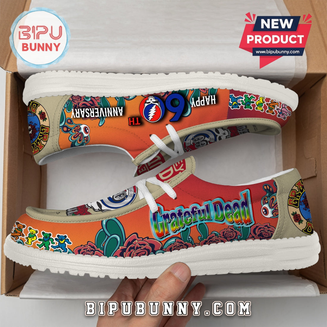 Grateful Dead Lace Up Loafers 2026