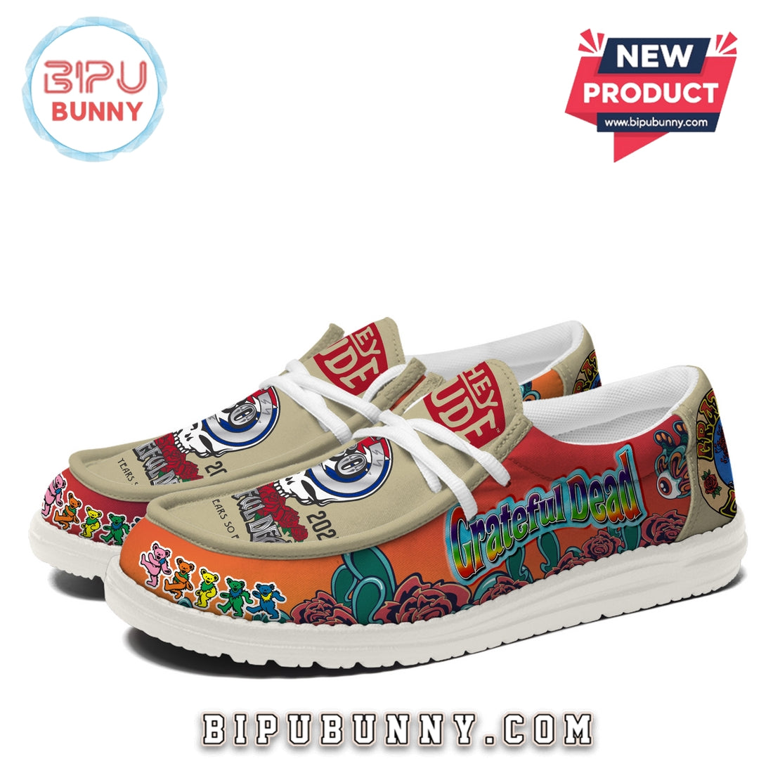 Grateful Dead Lace Up Loafers 2026