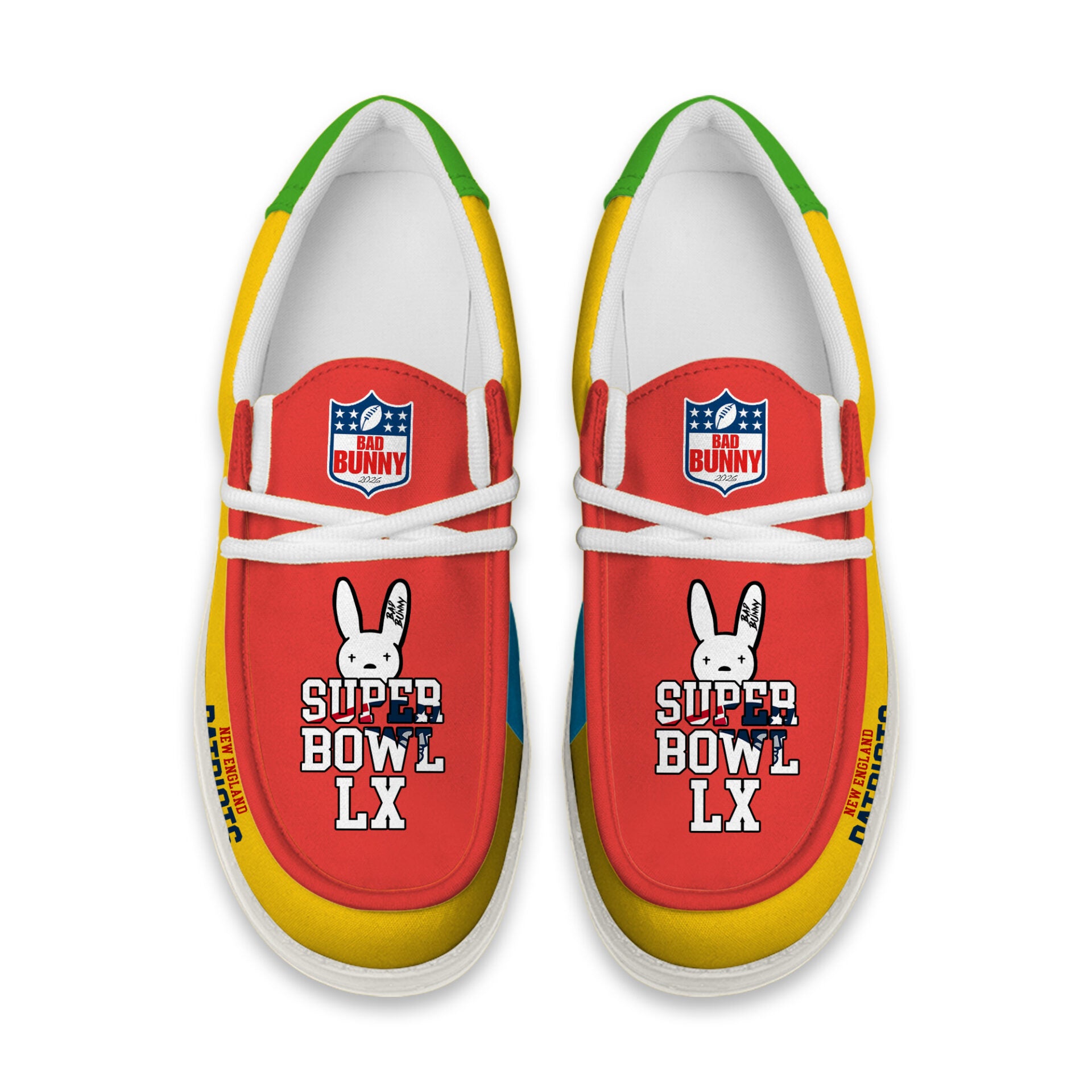 New England Patriots Lace Up Loafers 2026
