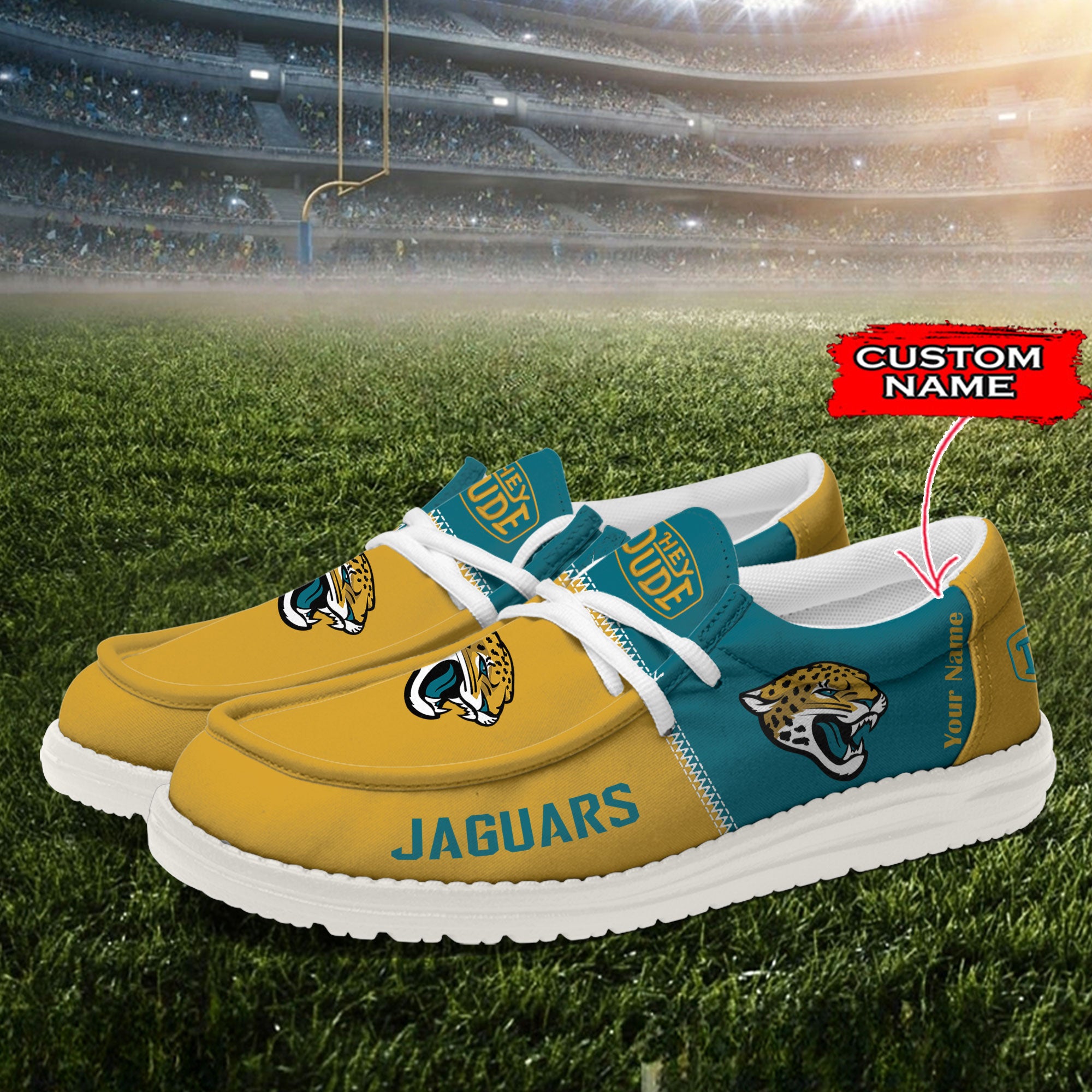 Jacksonville Jaguars Lace Up Loafers 2026