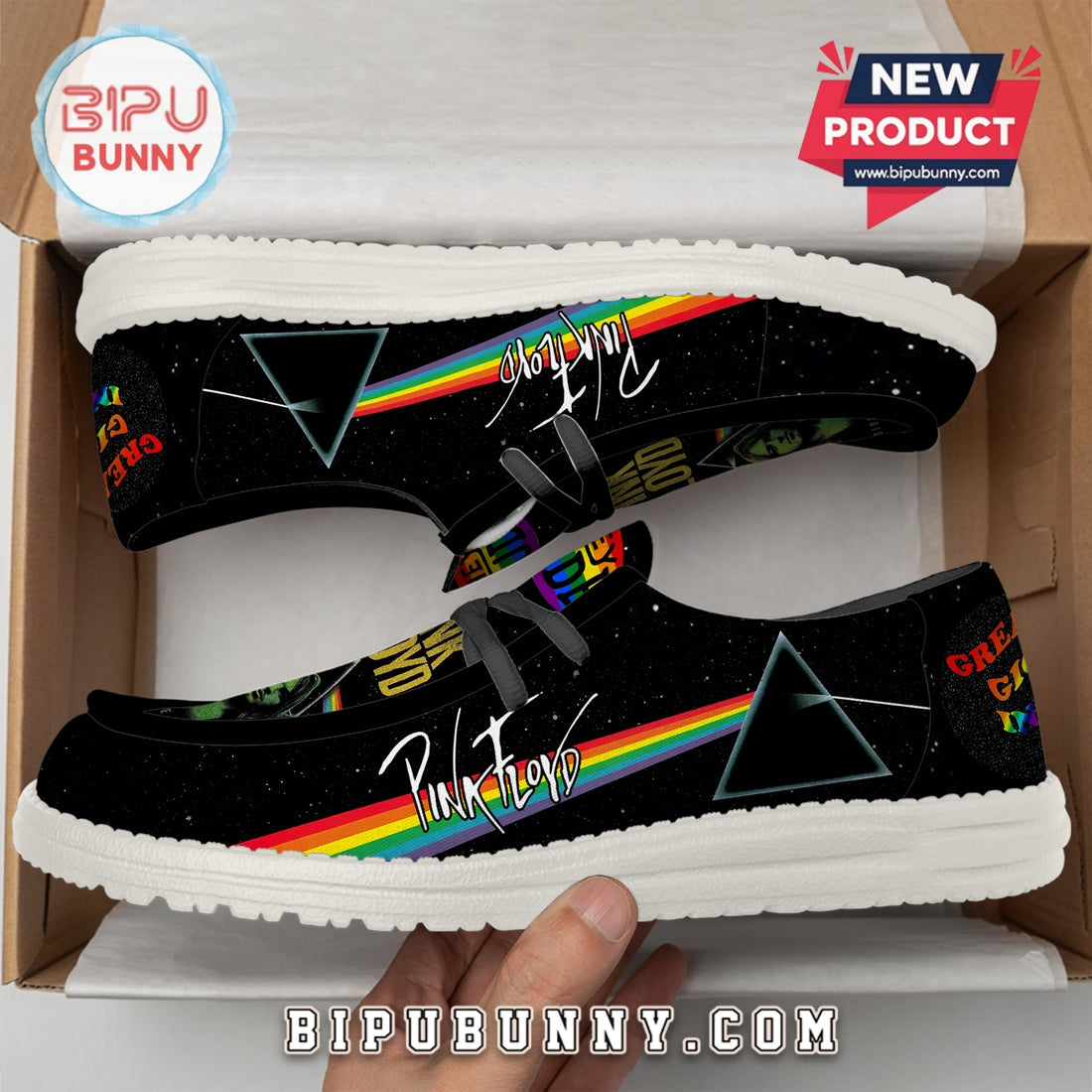 Pink Floyd Lace Up Loafers 2026
