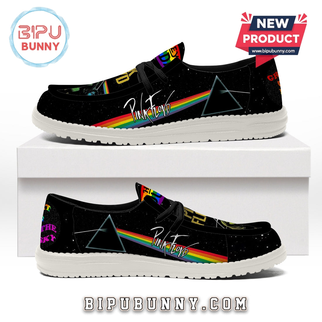Pink Floyd Lace Up Loafers 2026
