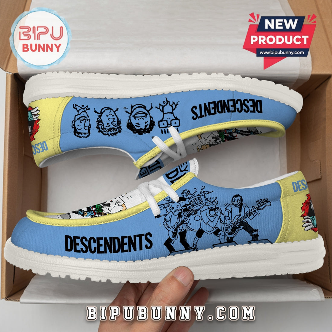 Descendents Rock Band Lace Up Loafers 2026