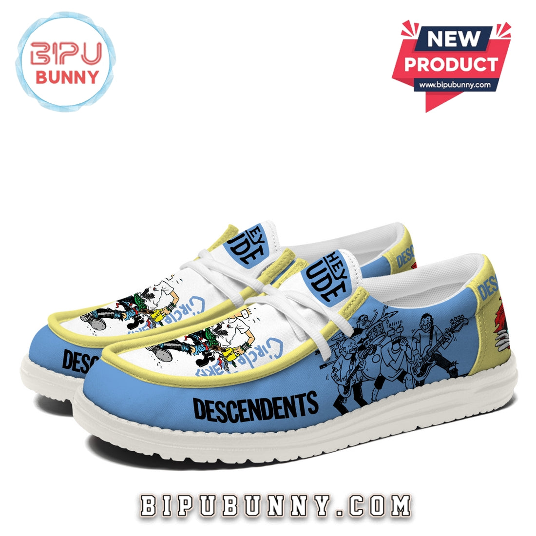 Descendents Rock Band Lace Up Loafers 2026