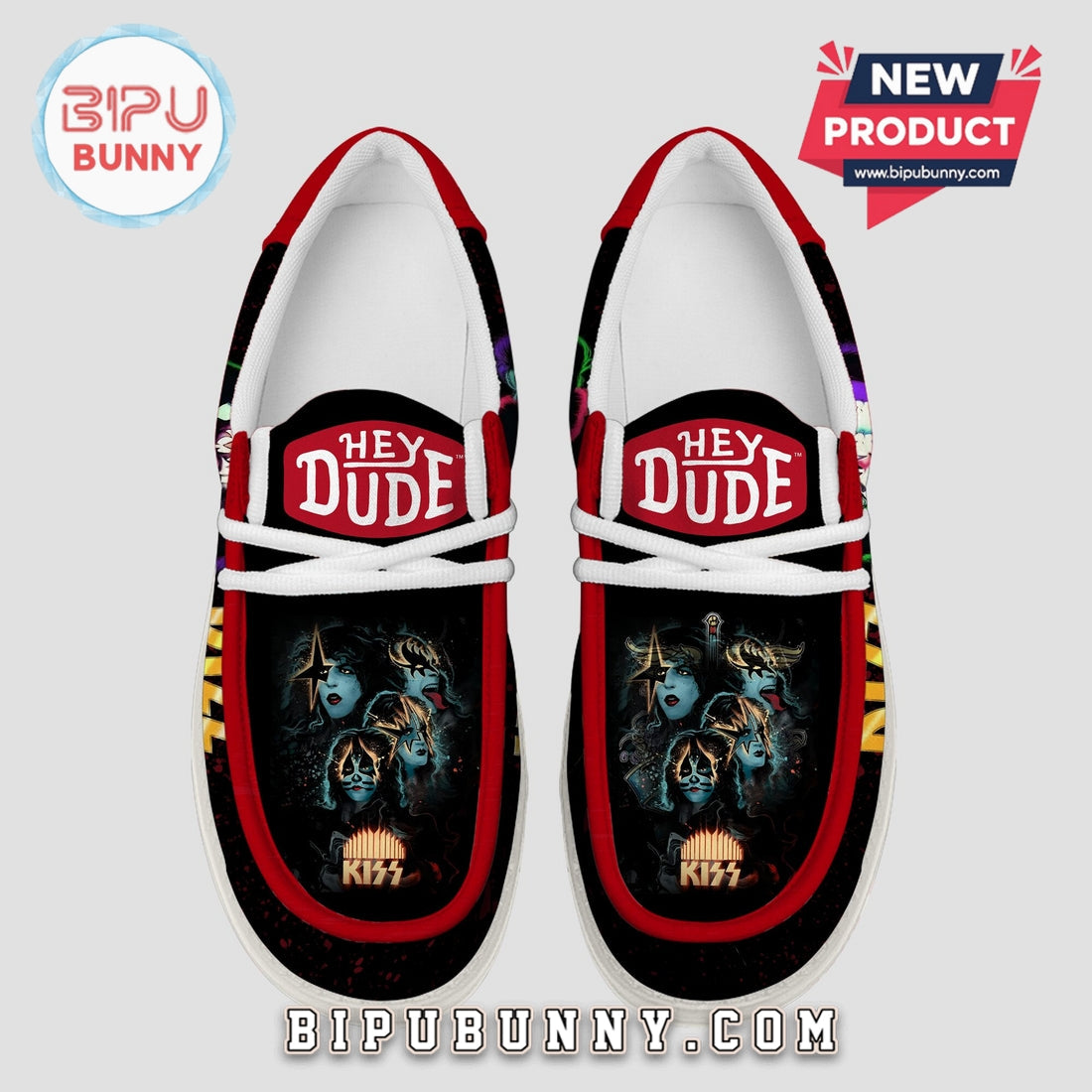 Kiss Band Lace Up Loafers 2026