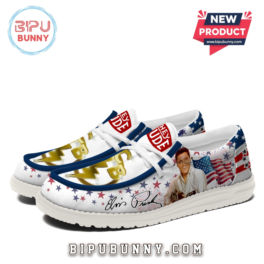 Elvis Presley Lace Up Loafers 2026