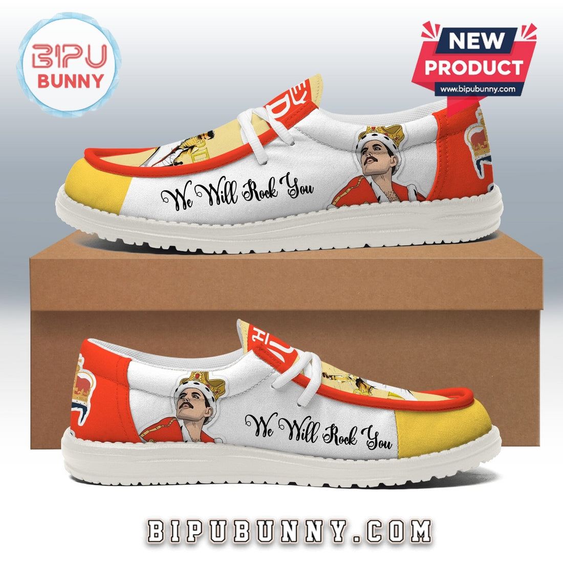 Freddie Mercury Lace Up Loafers 2026
