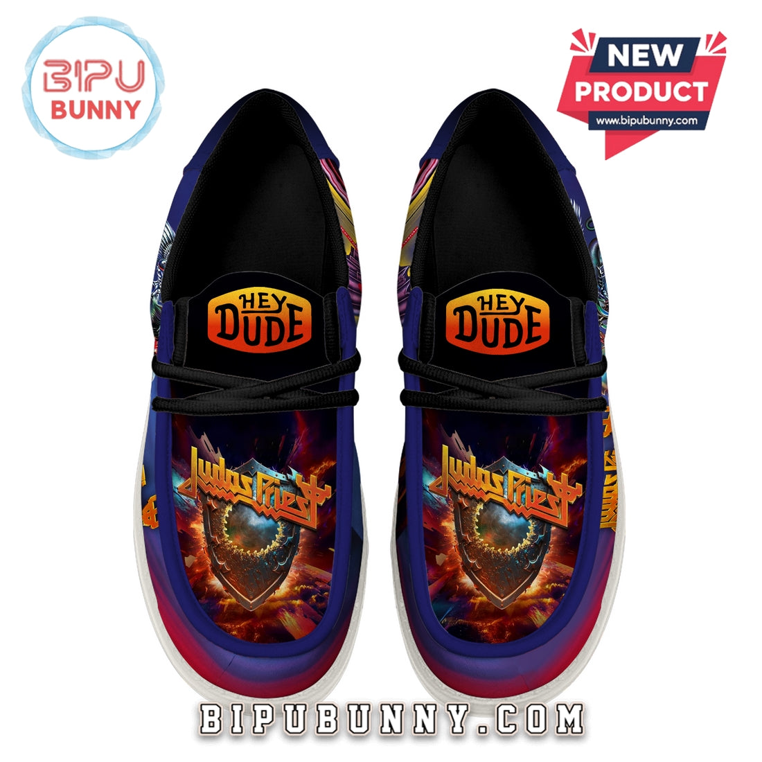 Judas Priest Band Lace Up Loafers 2026
