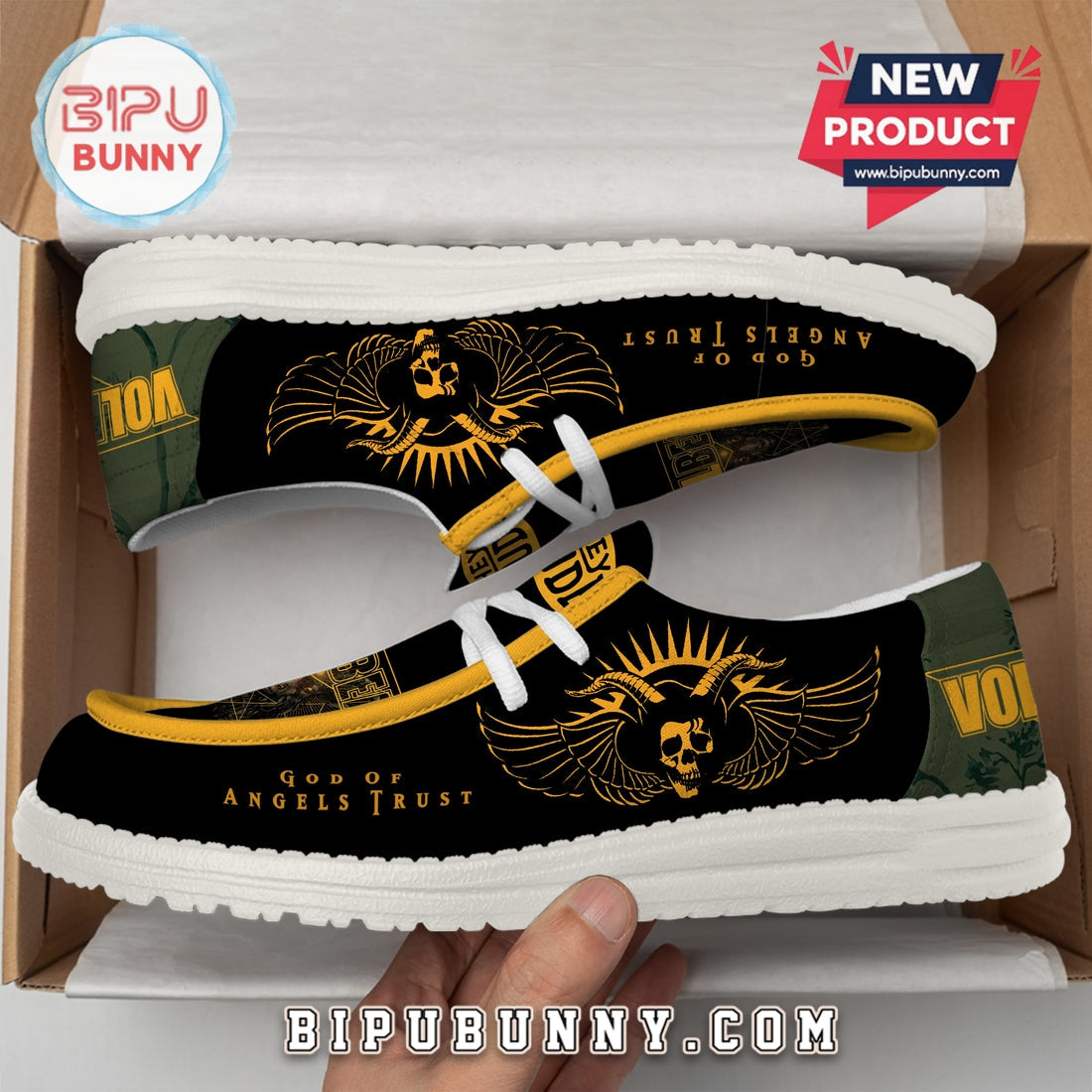Volbeat Rock Band Lace Up Loafers 2026
