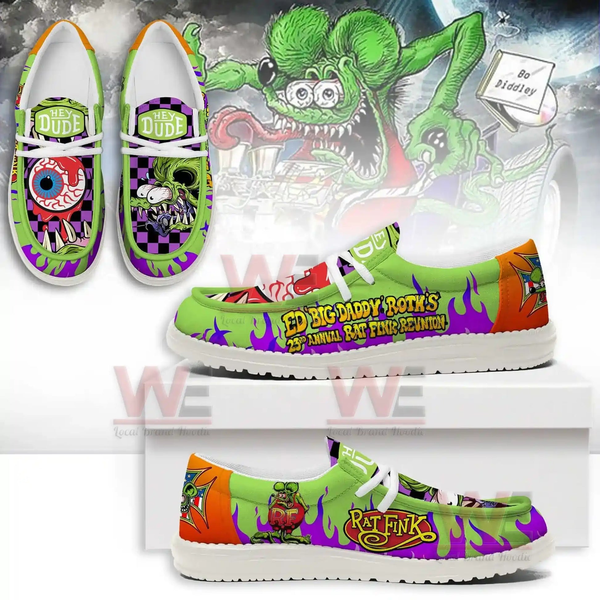 Rat Fink Lace Up Loafers 2026