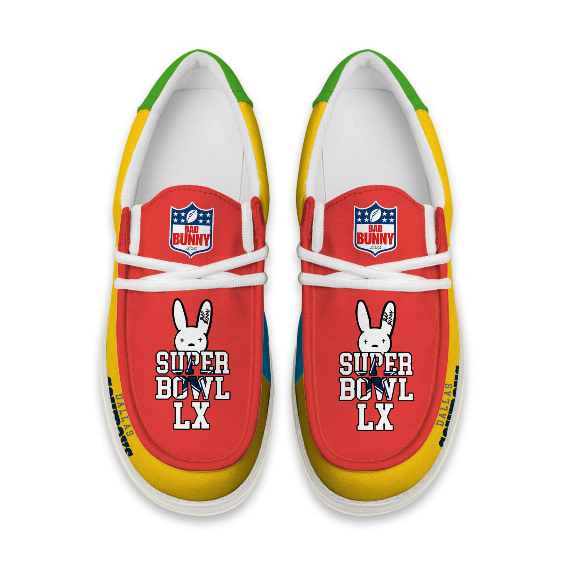 Dallas Cowboys Lace Up Loafers 2026