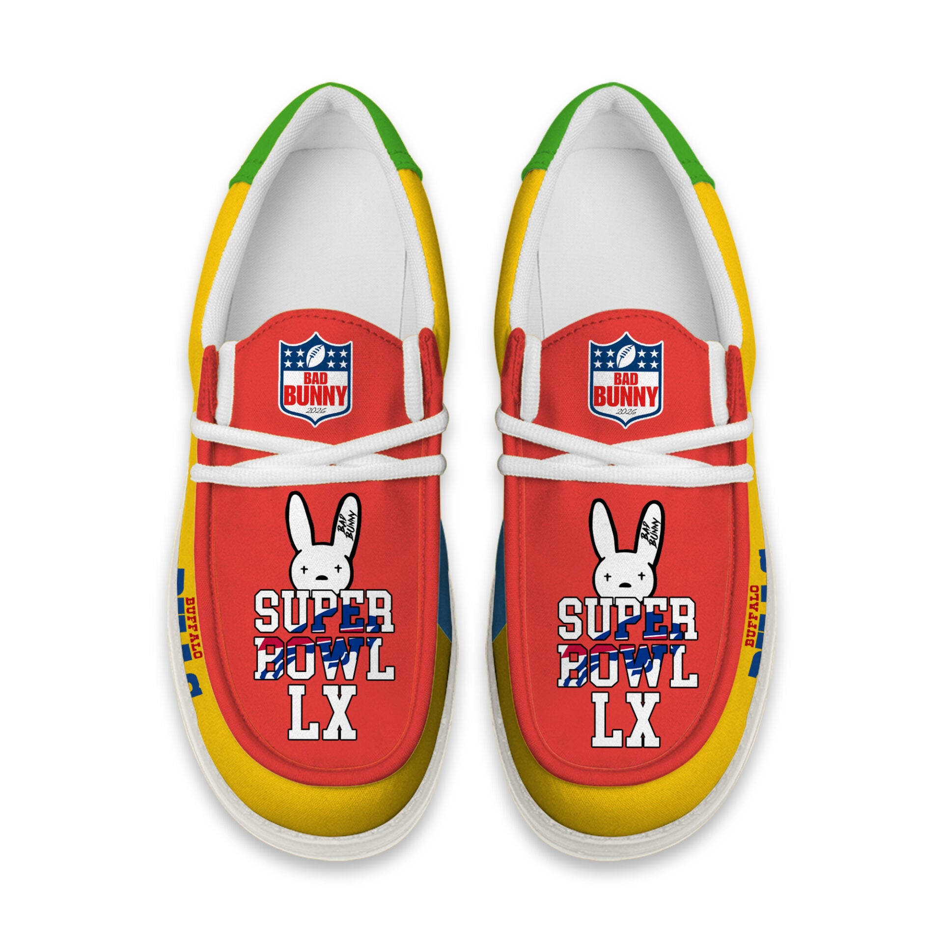 Buffalo Bills Lace Up Loafers 2026