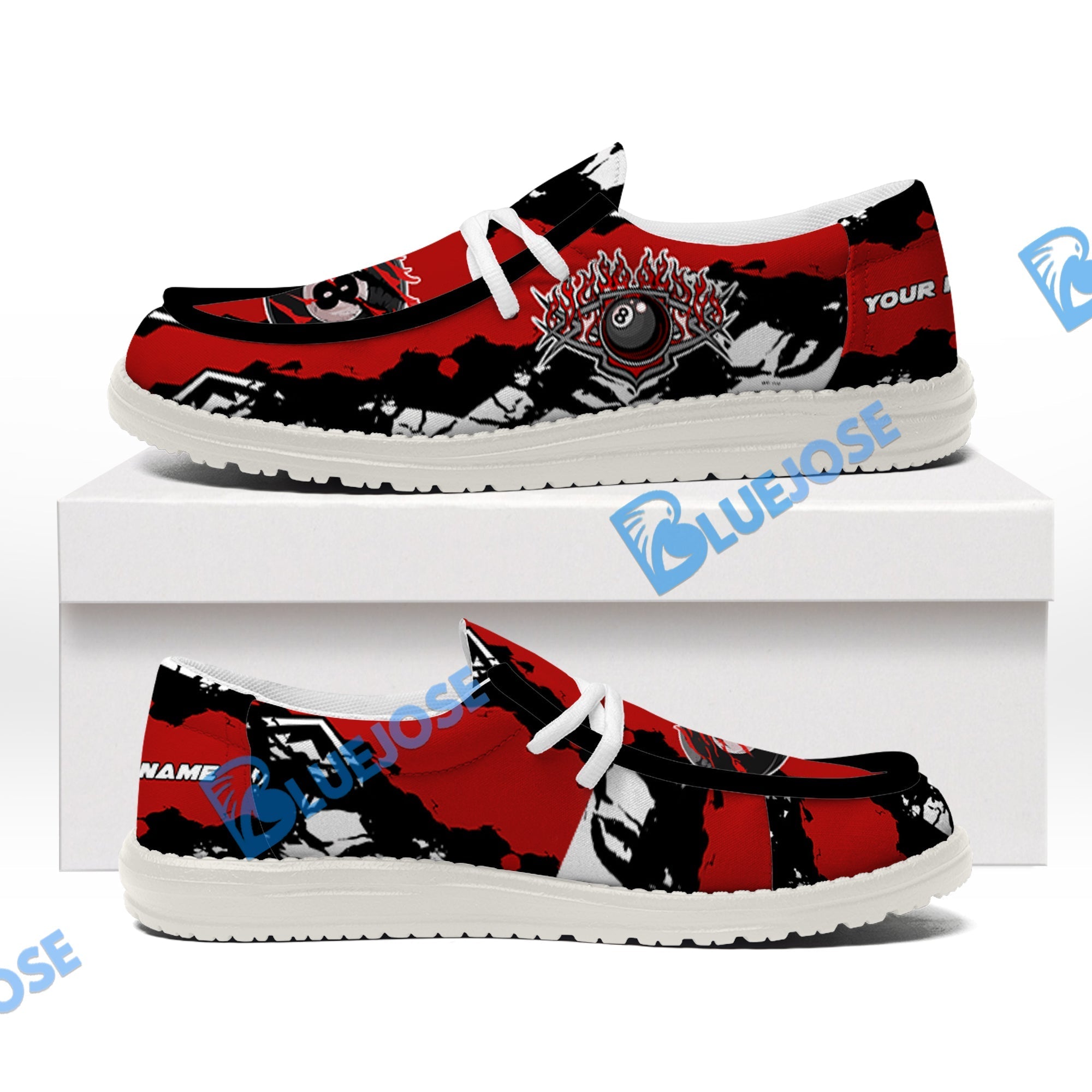 Billiards Ball 8 Cracks Of Time Lace Up Loafers 2026